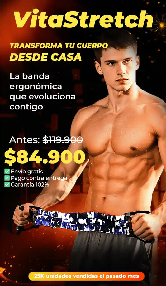 VitaStretch™ | Banda Ergonómica de Resistencia Progresiva