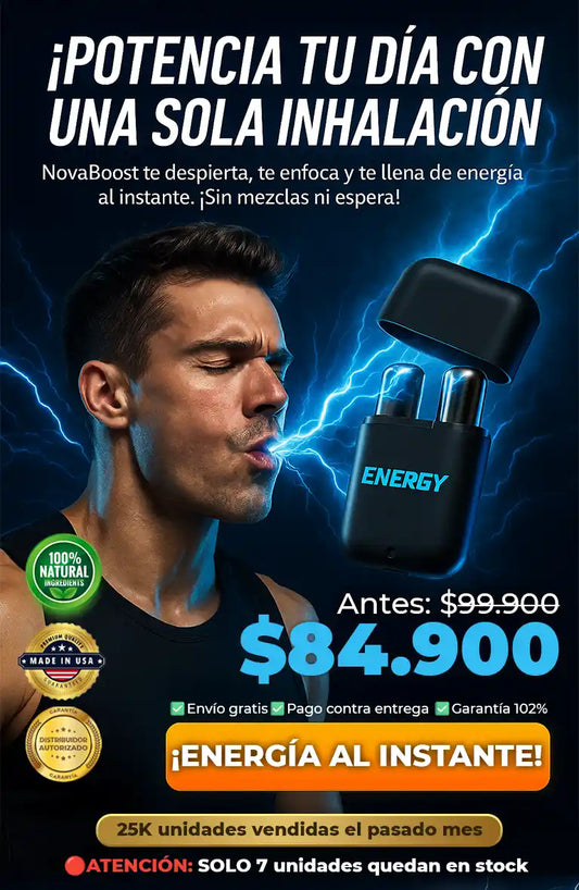 NovaBoost | Activa tu mente en un solo respiro.